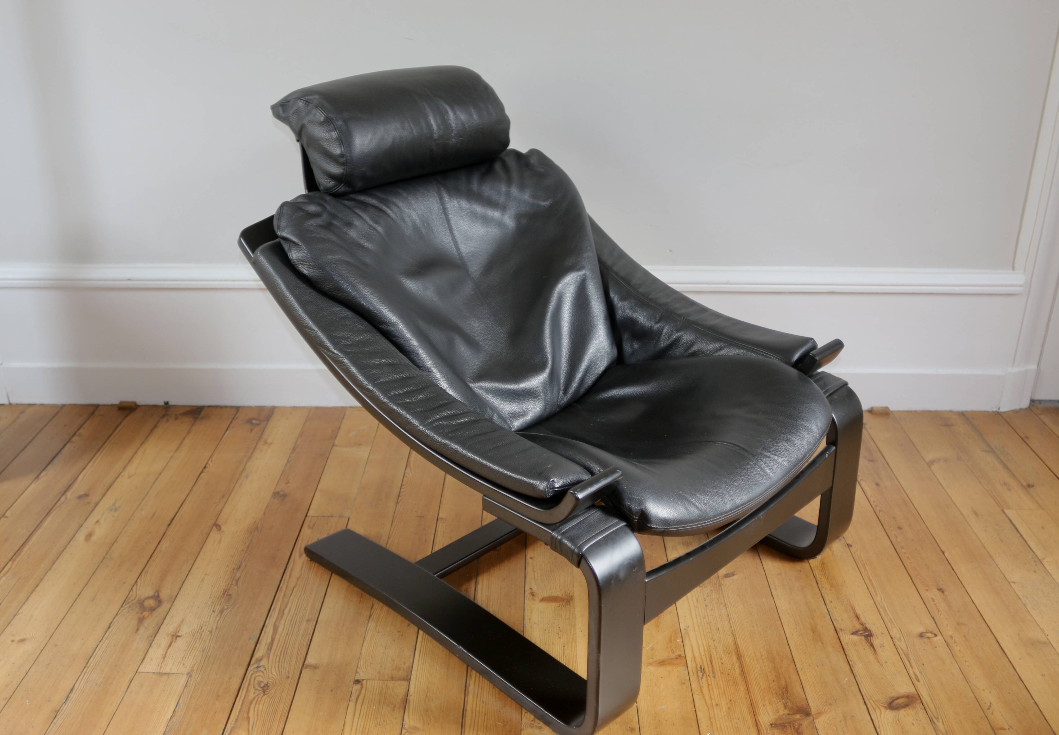 Scandinavian armchair Ake Frybiter Kroken Roche Bobois