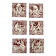 Set of 6 John Moyr Smith 15×15cm tiles – collector's items