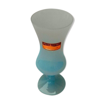 Soliflore opaline véritable  "belle epoque" années 70