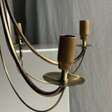 Modern metal chandelier with 5 lights