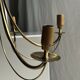 Modern metal chandelier with 5 lights