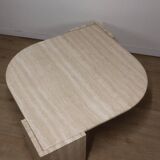 Table basse en travertin, 1980