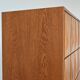 Large Brutalist highboard in oak Mid-Century Gemany 1970