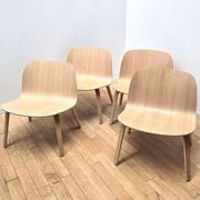 Set of 4 Muuto armchairs