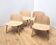 Set of 4 Muuto armchairs