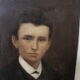 Oil portrait of a young man