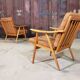 Paire de fauteuils Thonet Boomerang