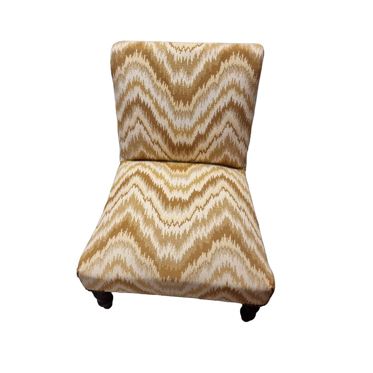 Chaise de tricot vintage française des années 1950