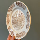 Set of 6 dessert plates Sarreguemines France