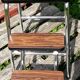 Stool with 3 steps brown