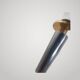 Exceptional double torch wall light modernist Arlus 50s height 44cm