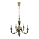 Louis XVI Bronze Chandelier 5 Lights