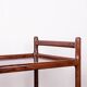 Danish Rosewood Serving Trolley, 3 Tier by Johannes Andersen for Silkeborg 196