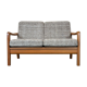 60s 70s teak sofa 2 seater couch J. Kristensen Danish Denmark Design 60s 70s