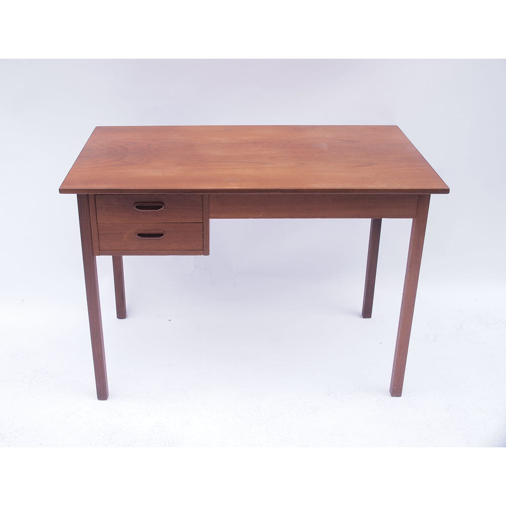 Danish scandinavian desk 2 drawers