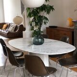 Table marble arabescato Italy vintage
