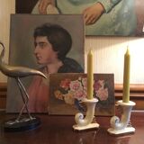 Art Deco candlesticks