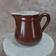 Vintage Apilco brown porcelain jug