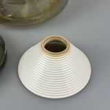 60s 70s ceiling lamp Plafoniere Flush Mount Böhmer Leuchten Germany Glass