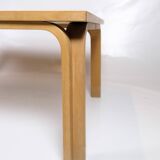 Coffe Table With Linoleum Surface Made With Beech Wood Frame By Magnus Olsen