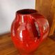 Large red jug or vase by Max Idlas
