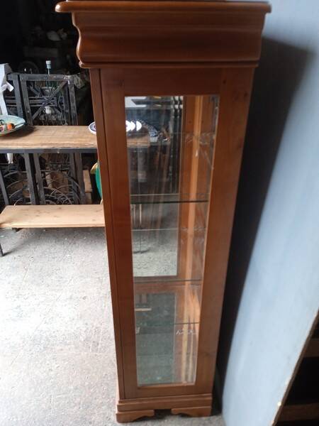 Louis Philippe cherry display case 140 cm