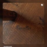 Jean Touret stool for the artisans of Marolles.