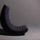 Verner Panton rocking chair produced by Rosenthal