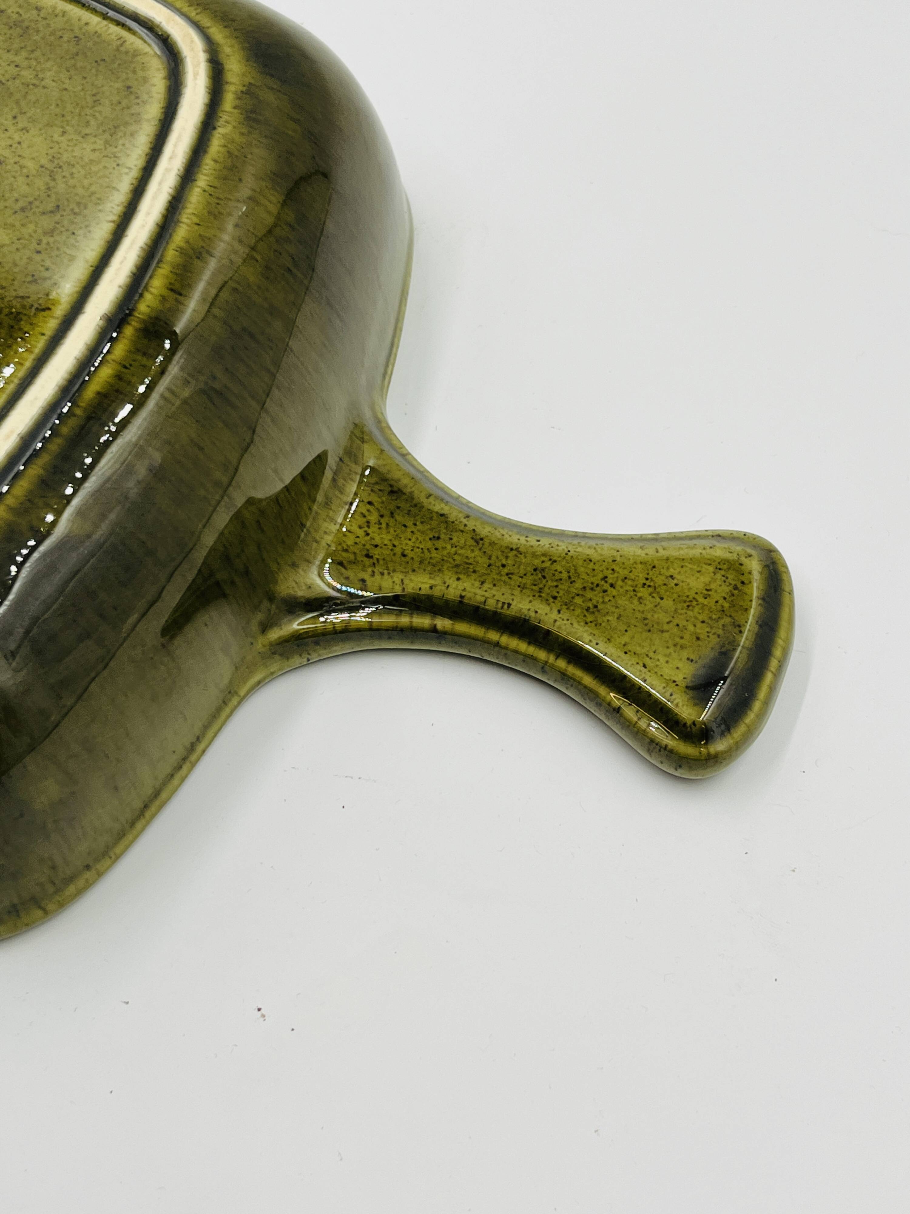 Handle Dish Stoneware Decor Hälsingborg Bengt Johansson 70s
