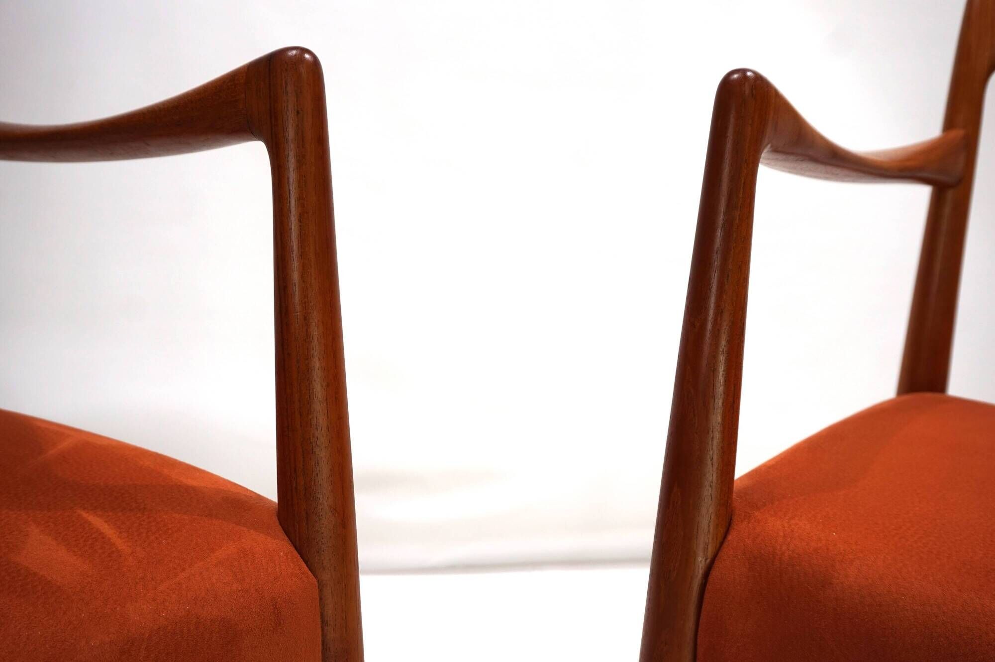 Set of 2 Gustav Bahus Bambi teak chairs by Rolf Rastad & Adolf Relling, 196