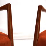 Suite de 2 chaises en teck Gustav Bahus Bambi par Rolf Rastad & Adolf Relling, 196