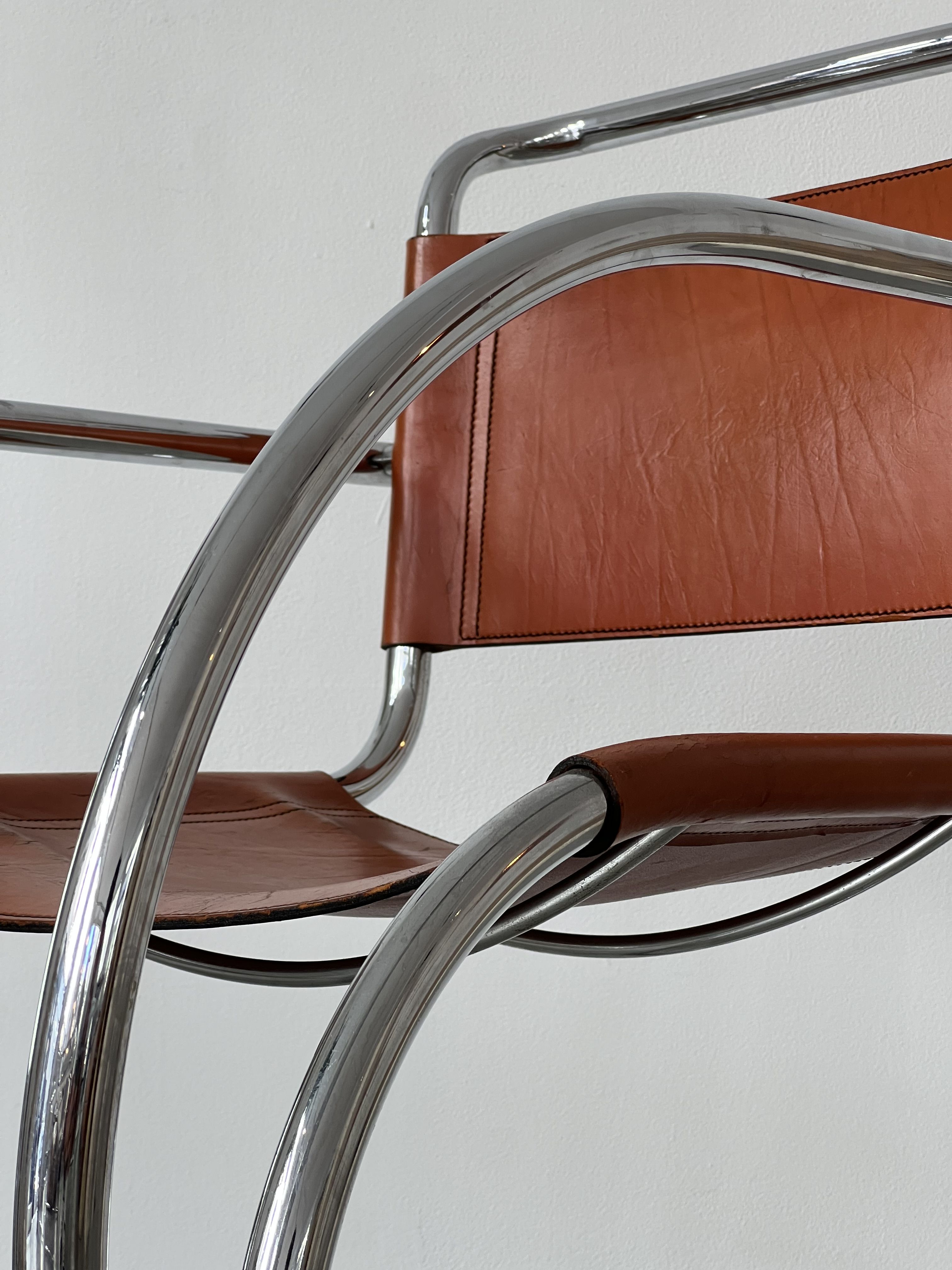 MR20 armchair by Ludwig Mies van der Rohe for Knoll international 60s