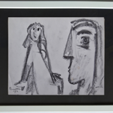 Original abstract drawings by KLAAS BOONSTRA