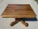 Square table in solid walnut