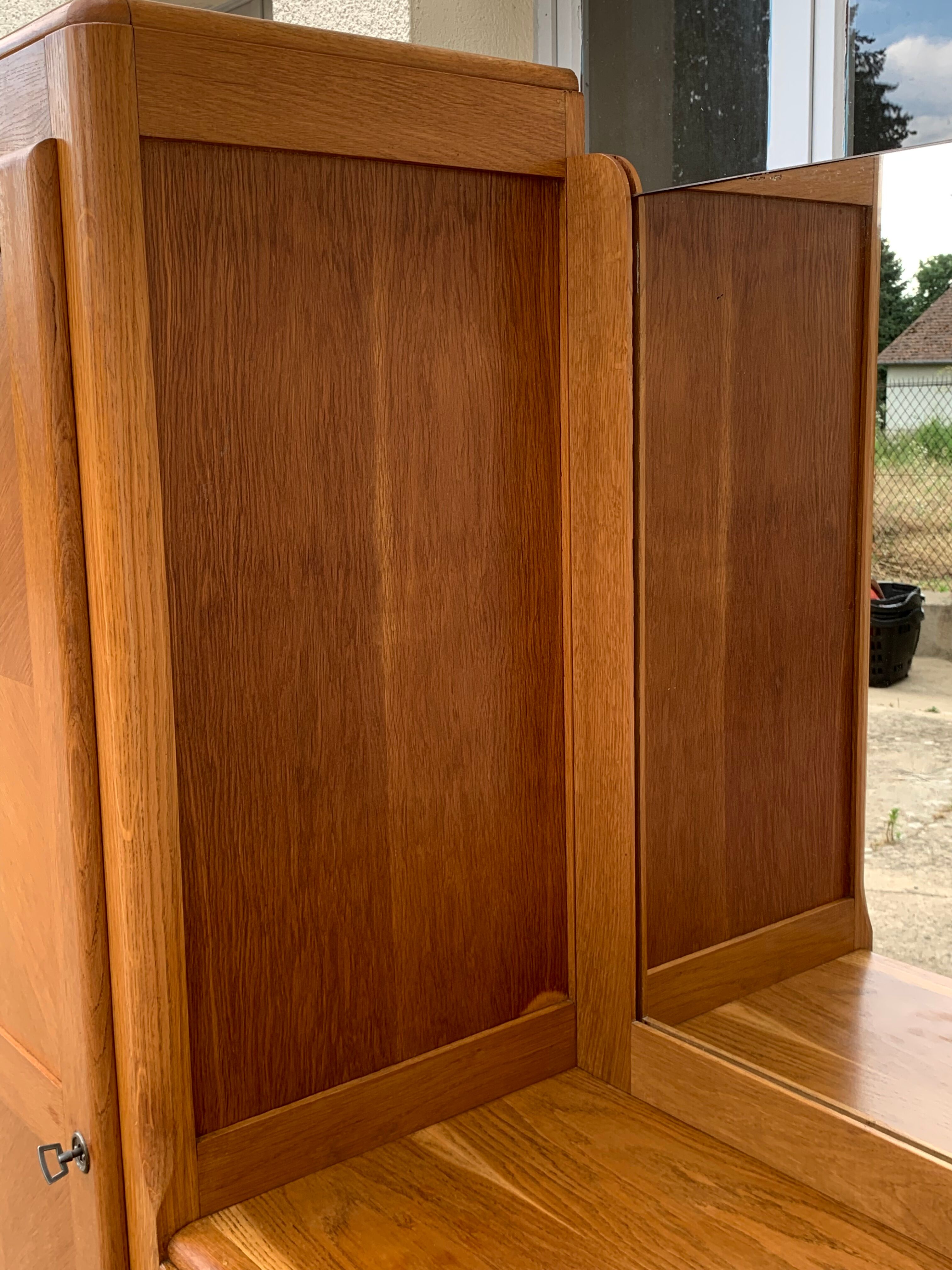 Asymmetrical vintage wardrobe 1950