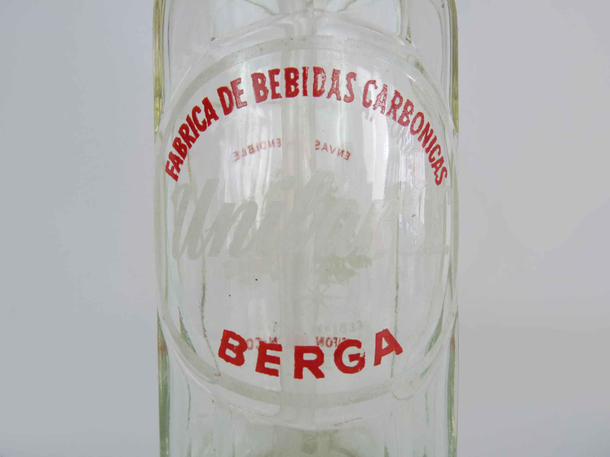 Bar Siphon, Vintage Spanish Bistro in Unibar Glass, Sl. Year 50