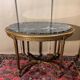 Table guéridon style Louis XVI en bois doré