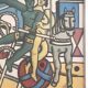 Fernand LÉGER (d'ap.) Scène de cirque. c. 1980. Photogravure encadrée