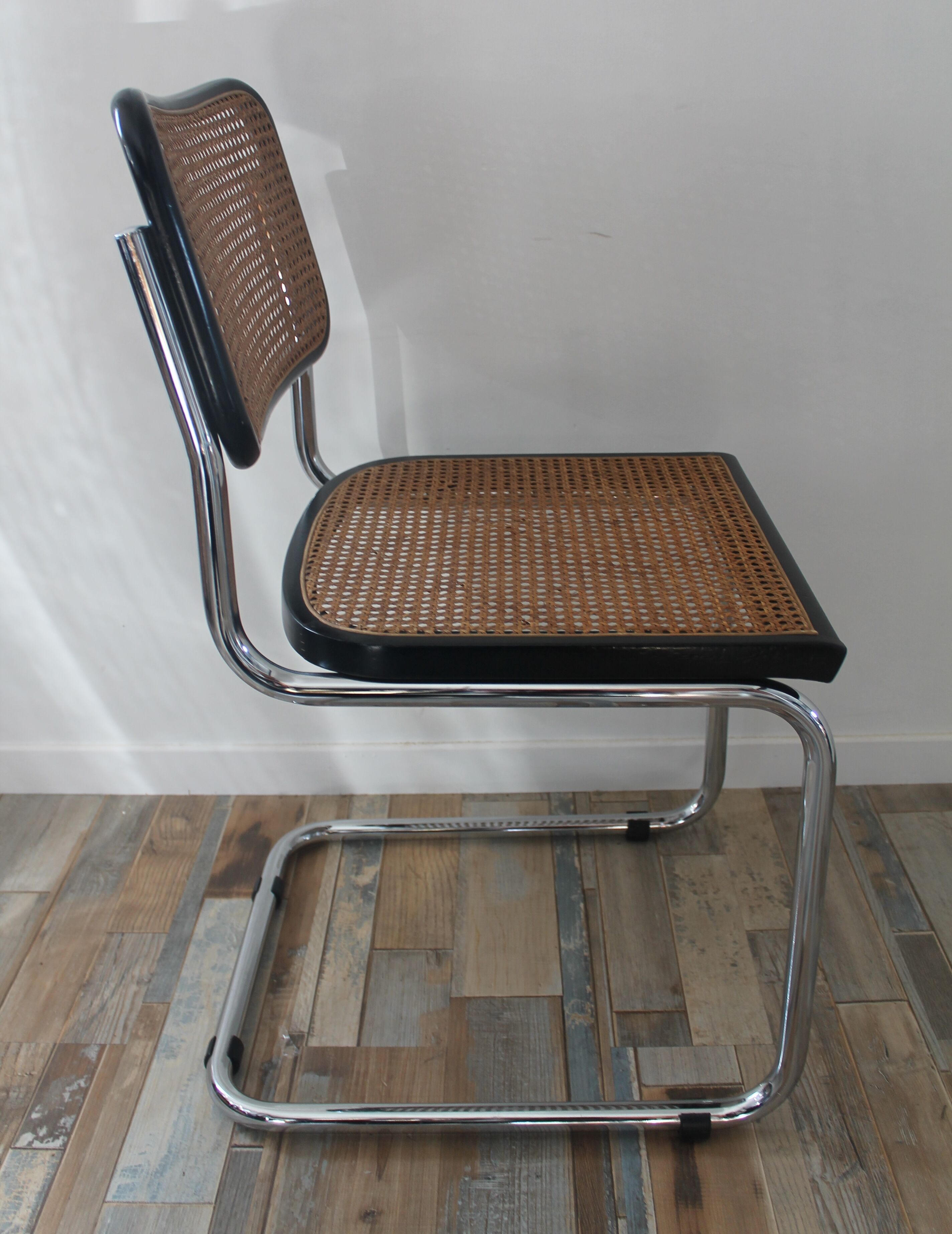 Lot de 4 chaises Cesca B32 par Marcel Breuer