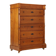 Commode ancienne Umbertino en noyer 5 tiroirs XX Century