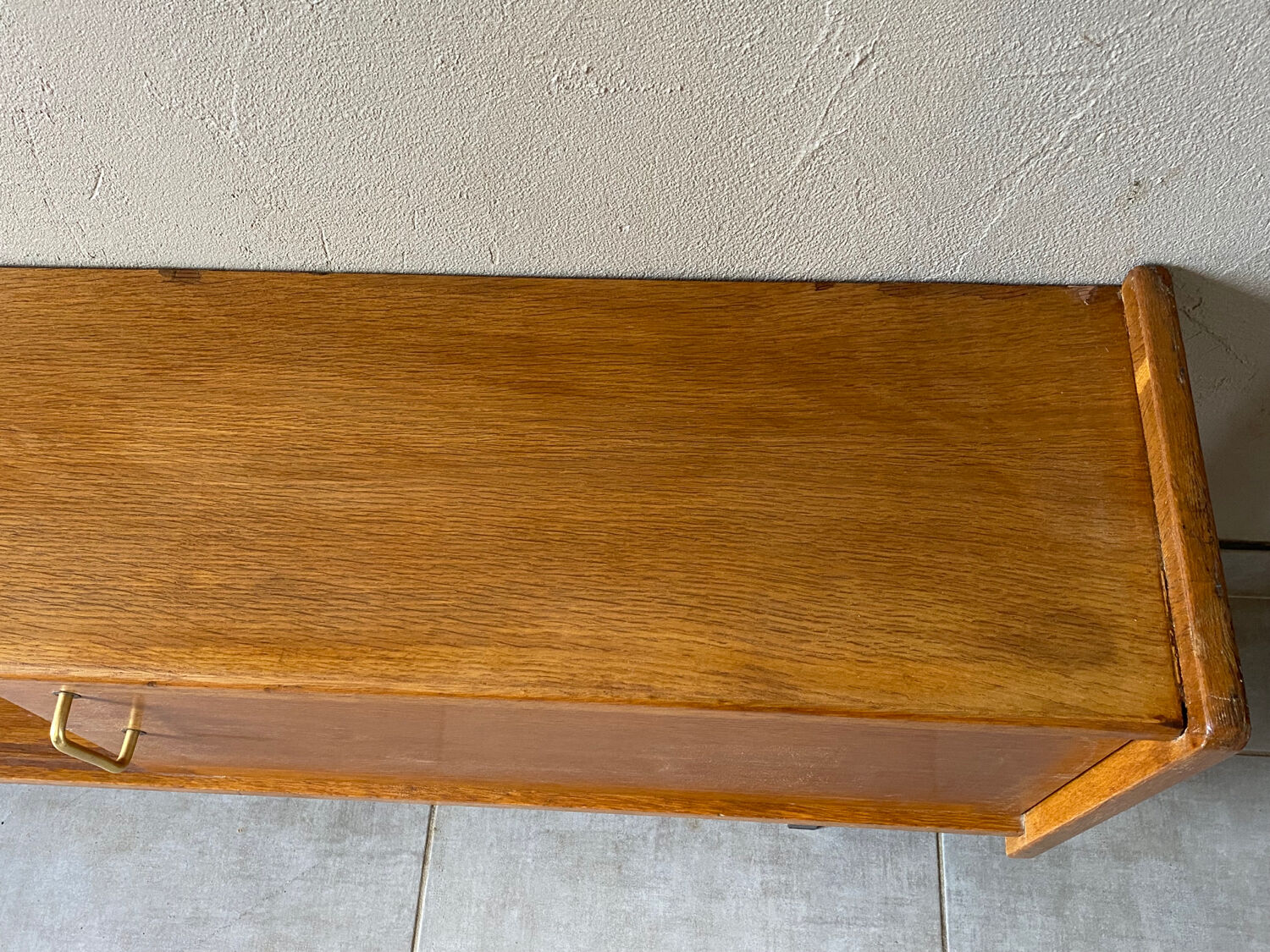 Vintage wooden row from the 50s-60s