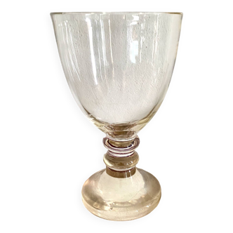 Vase calice en verre
