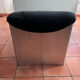 Brushed steel armchair 1970