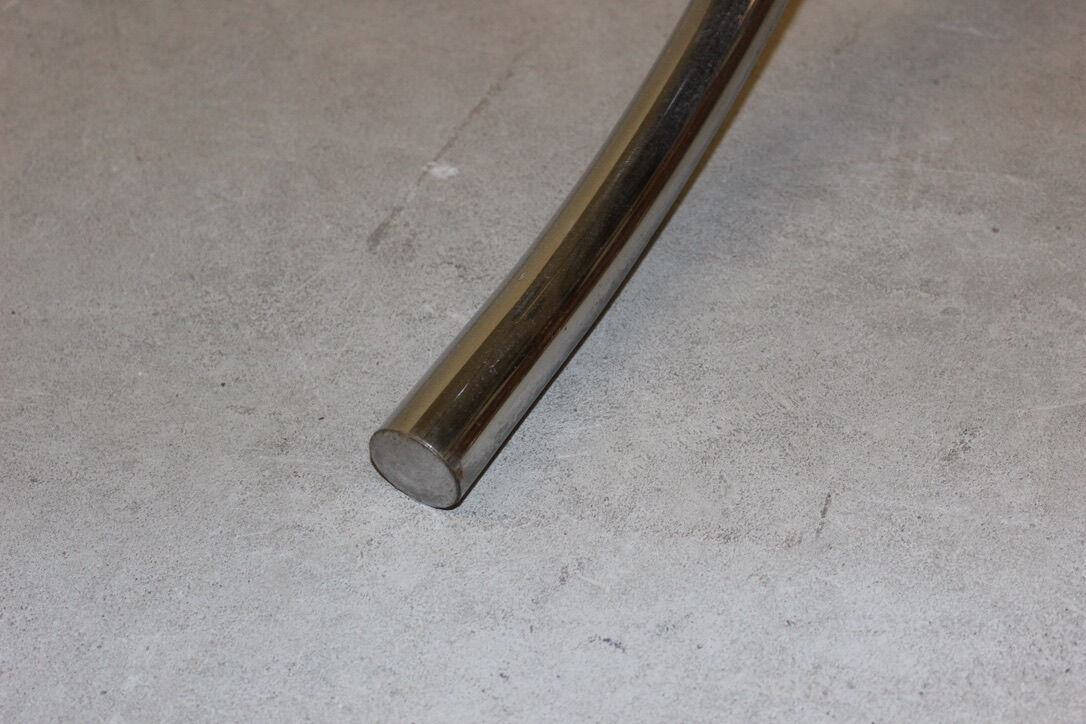 Smoked glass and chrome table circa 1970