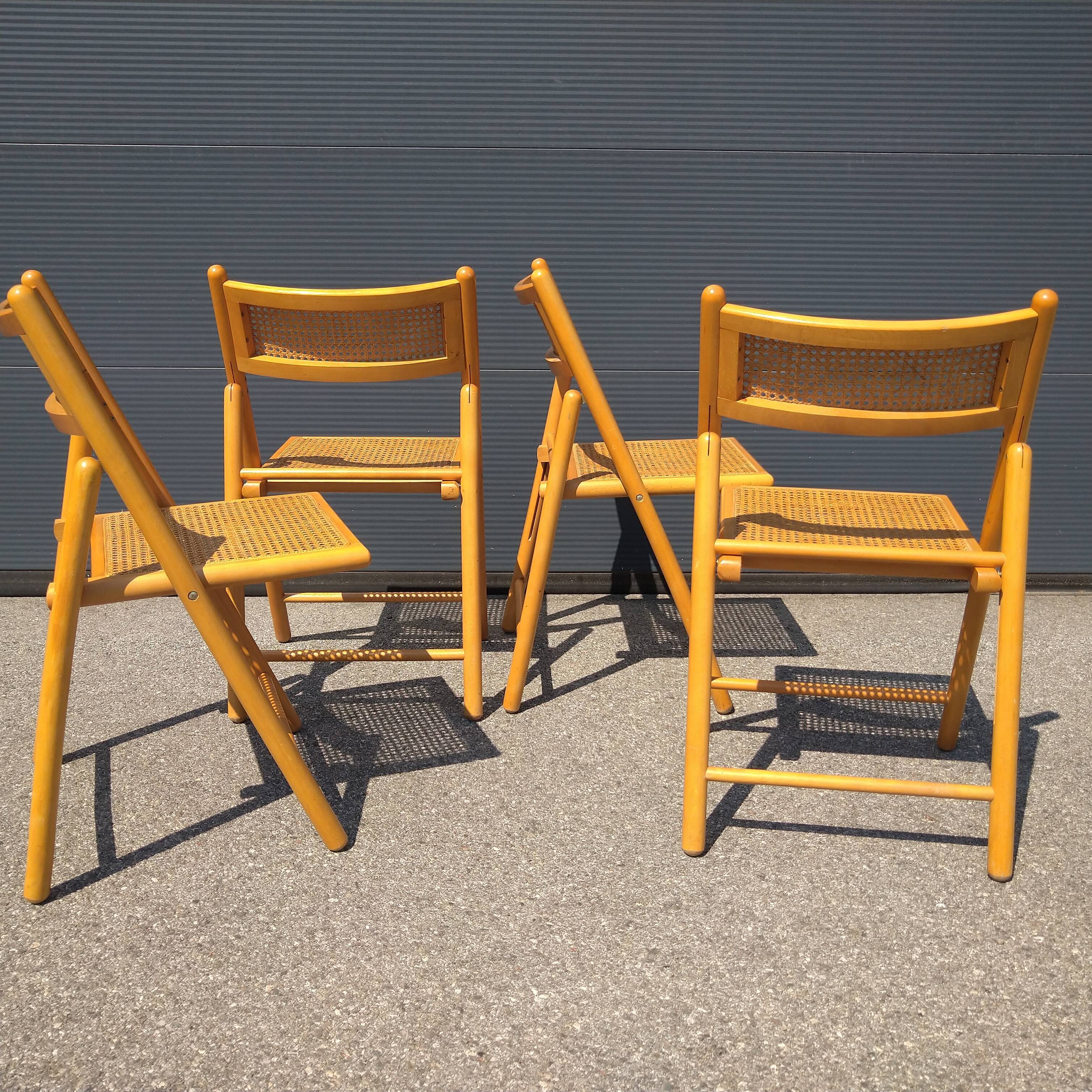 Pair of folding chairs cannes