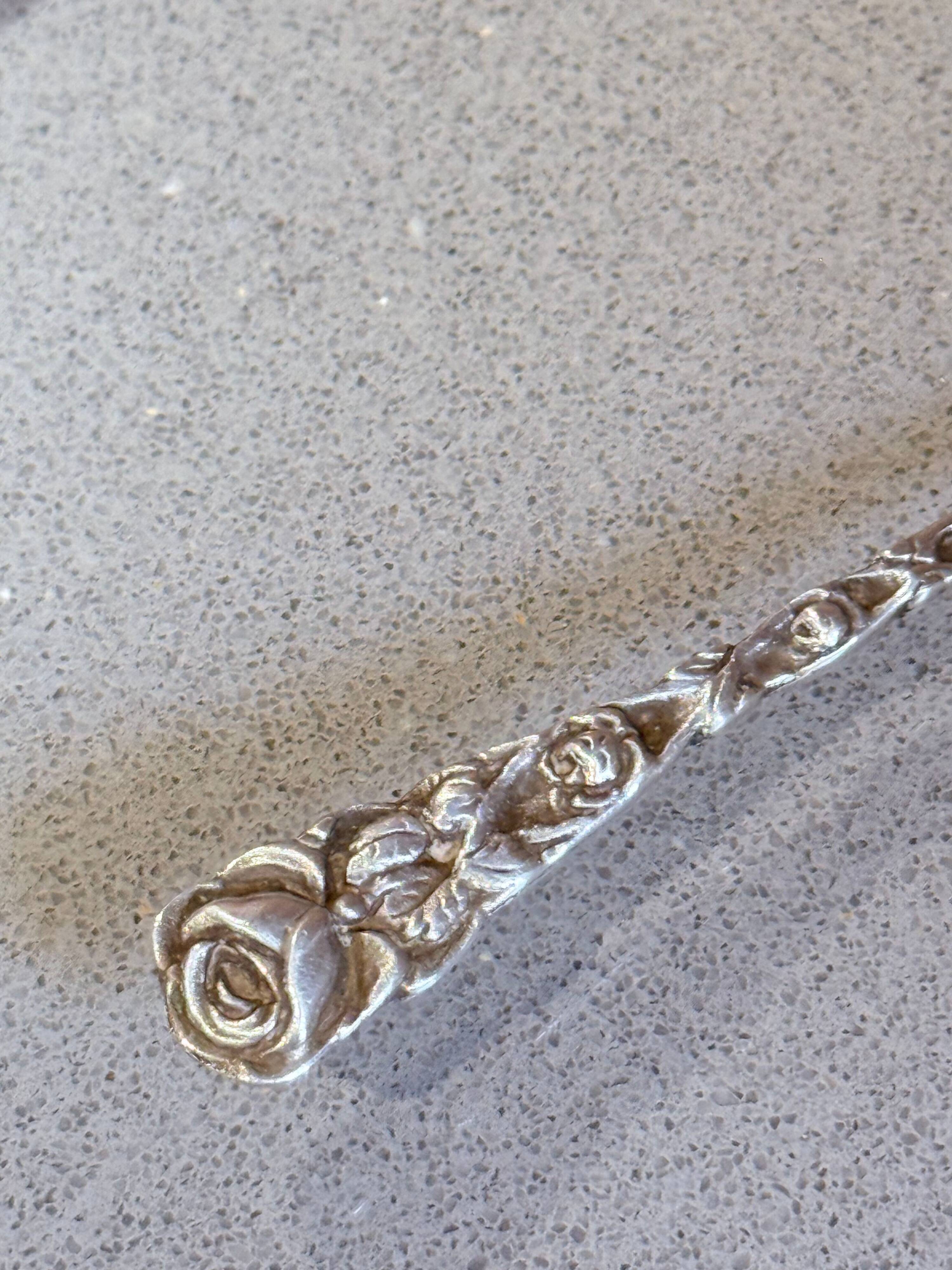 Antique Swedish Sterling Silver Hors d'Oeuvre and Dessert Serving Set, 1949