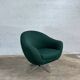 Fauteuil oeuf vintage vert