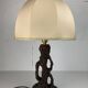 Brutalist organic mushroom table lamp, Dutch 1960s