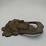 Bronze door knocker. Circa 1900.