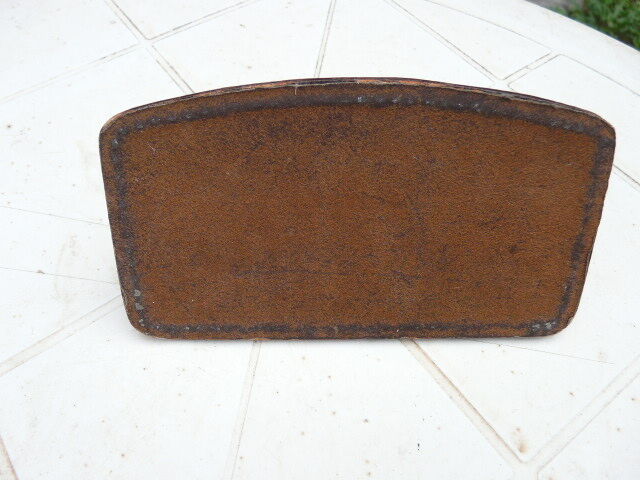 Tubular perpetual calendar, leather base, 50s